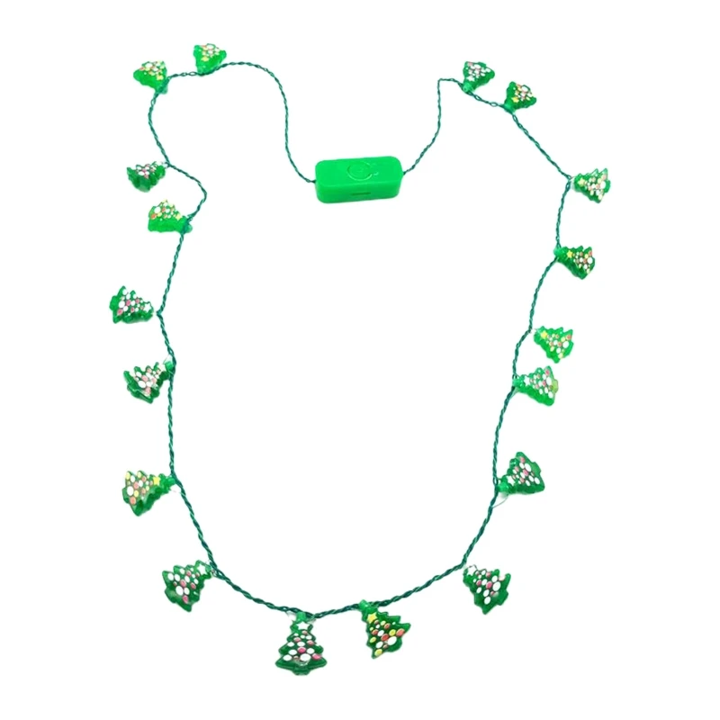 

Рождественские огни ожерелье 1 упаковка светодиодное ожерелье мигающая гирлянда ожерелье Прямая поставка