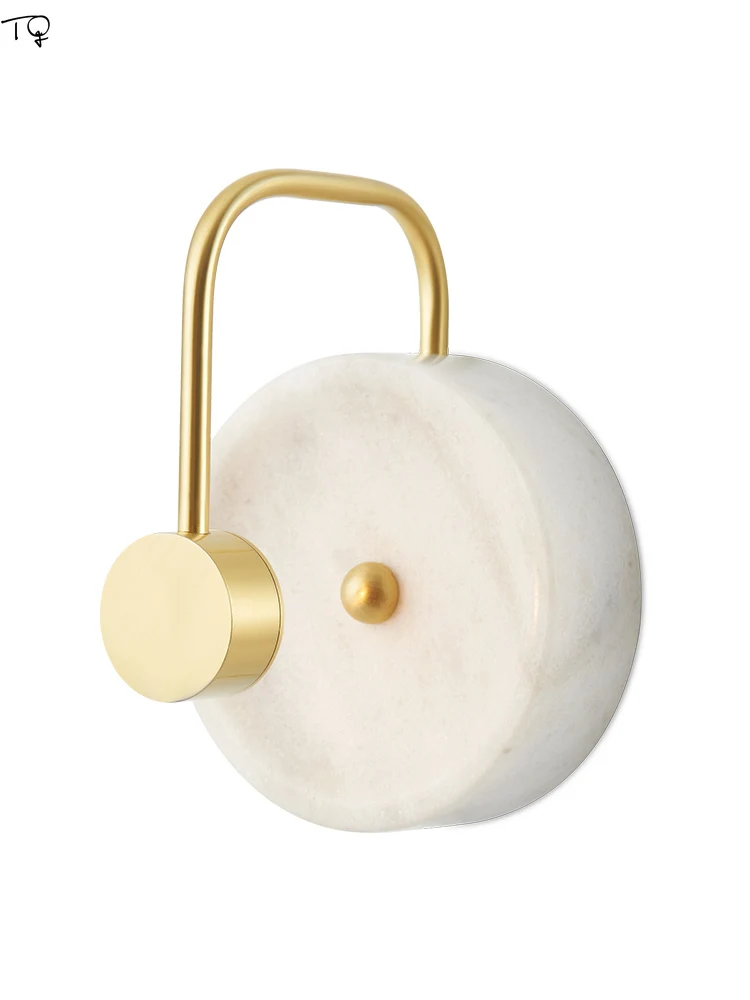 

Designer Luxury Terrazzo Marble Wall Lamp Gold Lustre Art Decorative Indoor Lighting Living/Model Room Bedside Bedroom Stairs