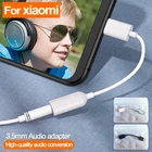 Аудиоадаптер со штекером Type-C на штекер 3,5 мм для наушников Xiaomi 10 11 MIX2 USB C 3,5 аудиоконвертер наушники кабель Aux для huawei