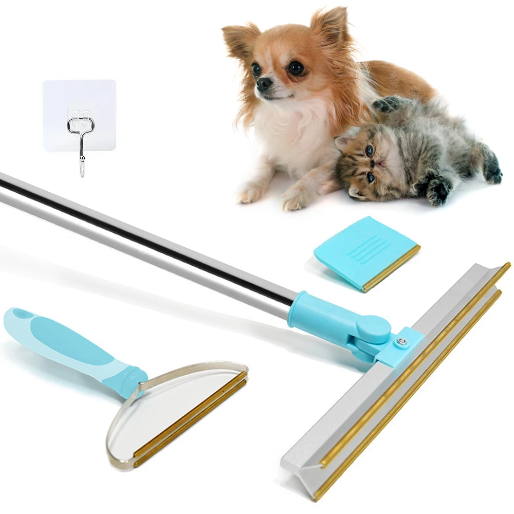 Набор для удаления шерсти домашних животных ковровые грабли с регулируемой