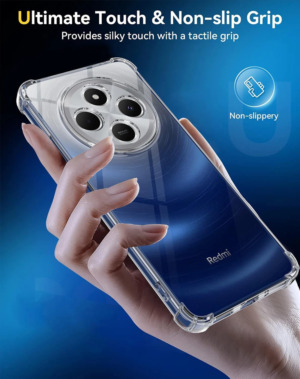 SHOCK MAT АКЦИОННЫЙ СИЛИКОНОВЫЙ МЯГКИЙ КОРПУС ДЛЯ XIAOMI REDMI 14C 13 13C 12 12C 11A 10 10A 10C 9 9A 9C 9T