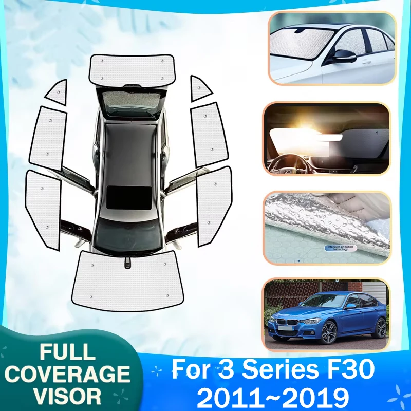 Солнцезащитные козырьки для автомобилей BMW 3 серии F30 2011~2019 318i 2014 2015 328i