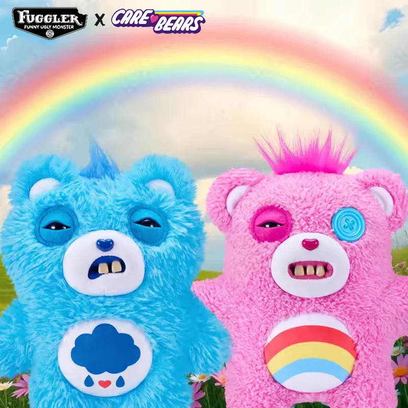Фото Плюшевая игрушка Fuggler: Забавный уродливый монстр из серии Care Bears, милая мягкая кукла-мультяшка, коллекционный подарок №1