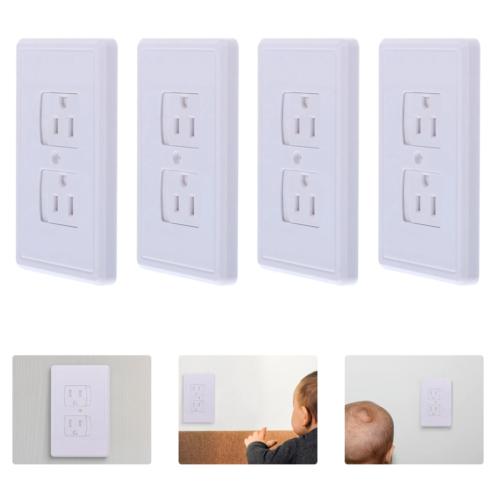 

Socketchild Wall Outlet Covers Plugskid Proofing Outlets Electric Cap Forclosing Plate Plug Proof Protectors