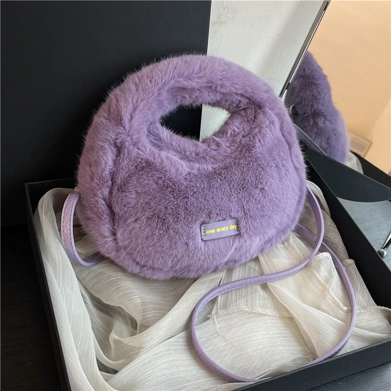 Однотонная бархатная сумка-мешок хит продаж 2024 сумка через плечо с застежкой