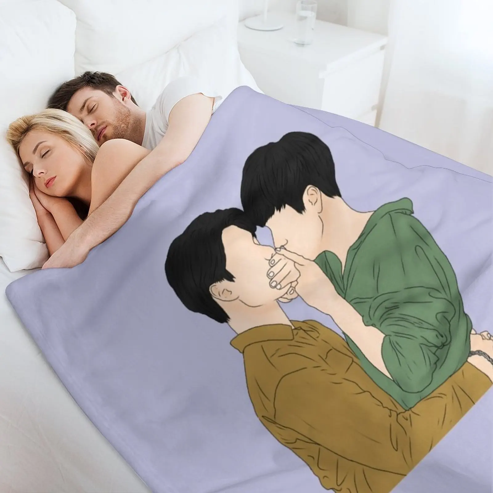 Плохой Бадди-нанон корапат (Pran) Ом PAWAT (Pat) милый плед для дивана одеяла