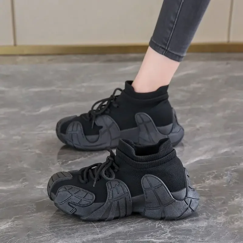 Женские туфли на высокой платформе Новая удобная и элегантная женская обувь