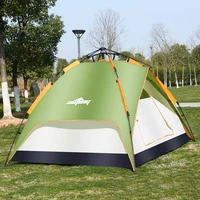 wolface camping tent automatic fishing camping tent double layer picnic 2 people tent beach seaside outdoor tent 2022 new