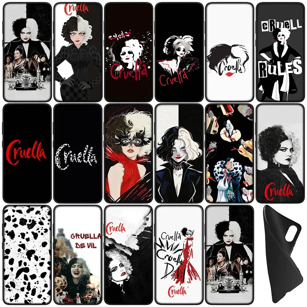 Чехол для телефона Cruella De Vil Devil гибкий чехол Xiaomi Redmi Note 10 12 Pro 10A 10C 12C 12s 10S 8T C мягкий