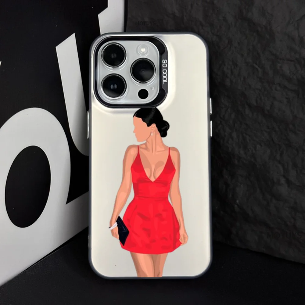 Selena Gomez Revelacion Phone Case IMD Color Silver Shell For IPhone 16 15 14 13 12 11 X XR Pro Max Plus