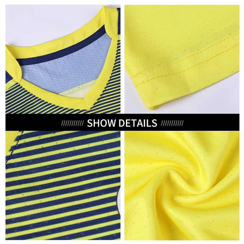 Детский дешевый комплект из рубашки и шортов для бадминтона теннисные майки