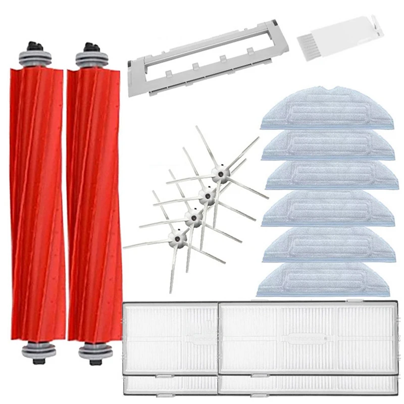 

Запчасти для Xiaomi Roborock S7 S70 S7max T7S T7S Plus, основная щетка, крышка, Hepa фильтр, Швабра, аксессуары для пылесоса