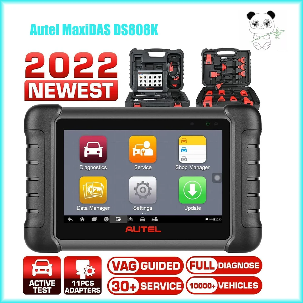 Autel maxides DS808K Автомобильные диагностические инструменты OBD2 считыватель сканер активный тест/сканер инструмент кодирование ЭБУ двунаправленный MS906