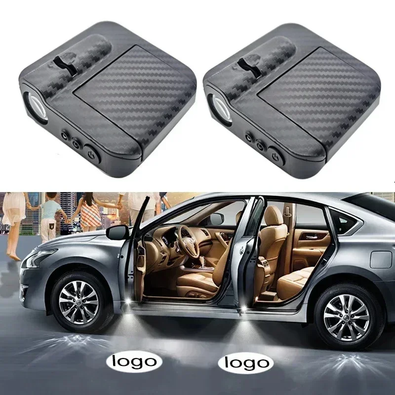 Светодиодный дверной бейдж проектор лампы с логотипом для Ssangyong Rexton Musso Tivoli Kyron