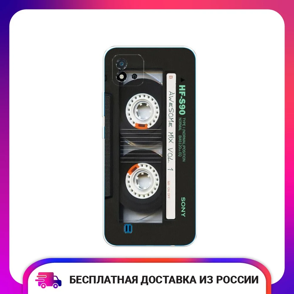 Чехол для Oppo Realme C20 C11 (2021) Кассета силиконовый тонкий мягкий защитный
