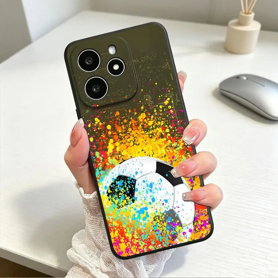 Фото Чехол для телефона Xiaomi Redmi Note 15 12 11 14 13 Pro Plus K80 A3 A4 A5 A1 10 12C 13C 9 8 7 14C с дизайном «Красочные брызги краски» №2