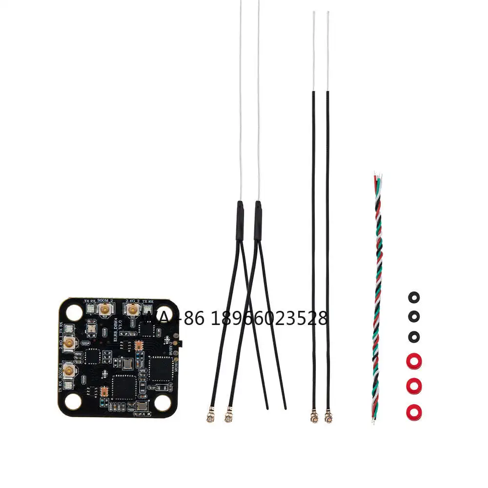 Фото RadioMaster DBR4 двухдиапазонный модуль приемника Gemini ExpressLRS 2,4 ГГц 868/900 МГц RX Antanna для FPV Racing Запчасти №1
