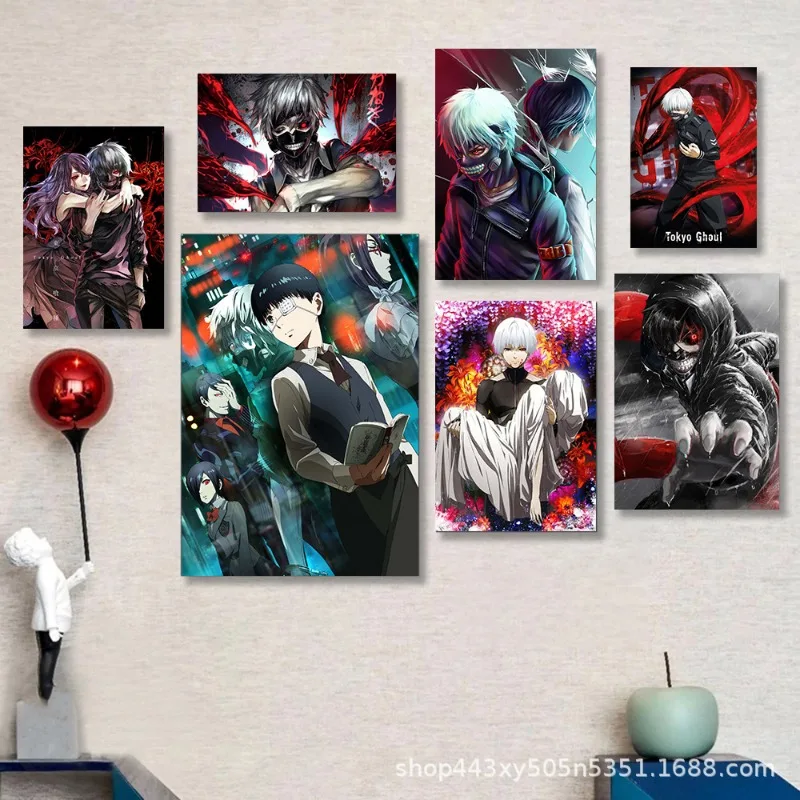 

Ghoul Japanese Classic Anime Character HD Picture Living Bedroom Retro Art Home Wall Decor Quality Canvas Painting Posters Gift