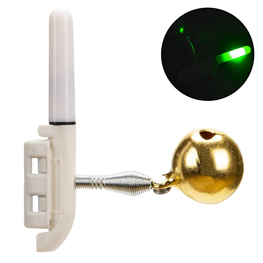 

CR425 Battery Electronic Rod Fishing 6.5*5.8*2cm Color-changing Flashing Gold Green Light For Outdoor Fishing Durable