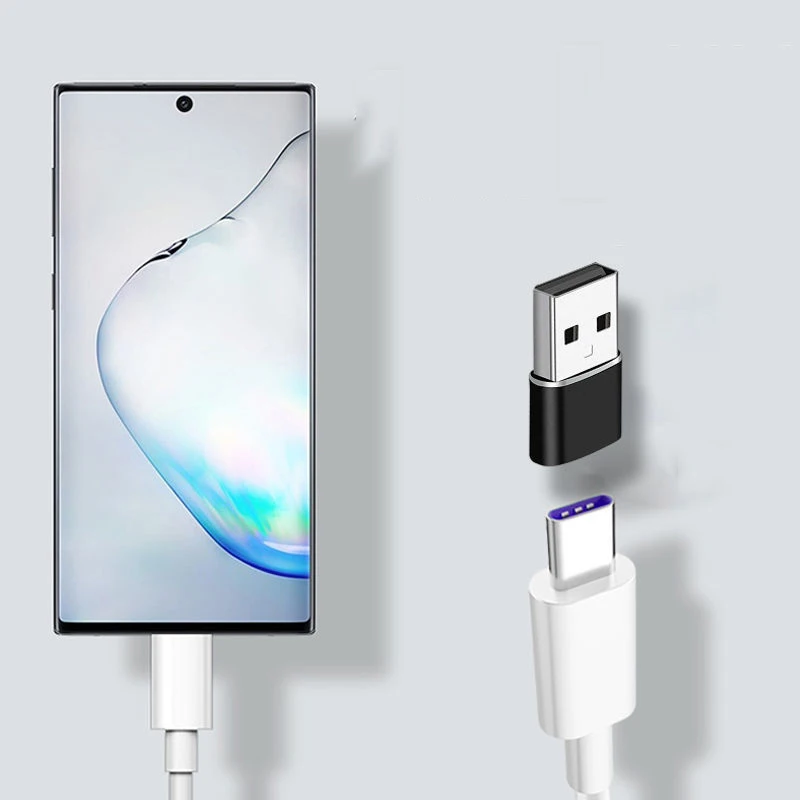 

USB Male To TYPE-C Female Adapter Adapter For IPhone 13 PRO 12 11 XR USB To Type C Cable Charger Connector Charging Adapter