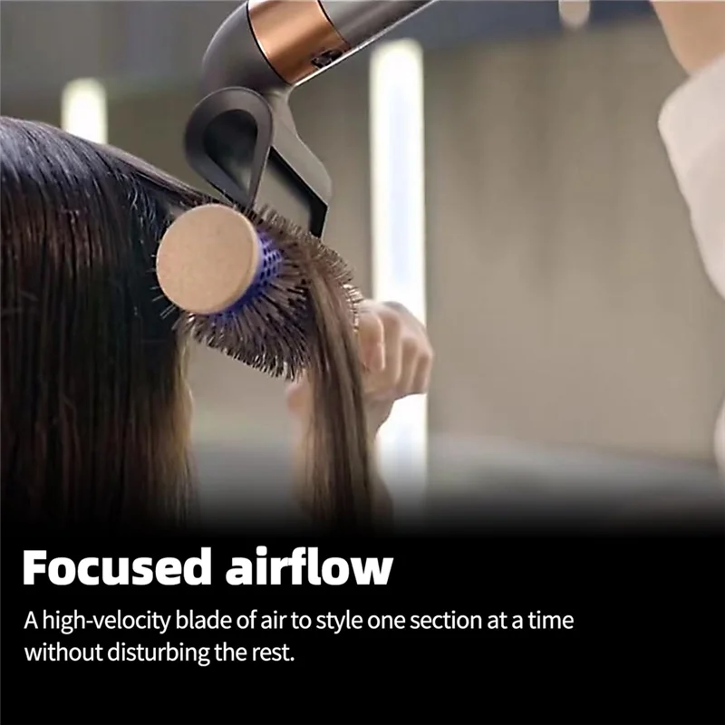 Фото A39M прецизионная насадка для укладки + цилиндрическая расческа для Dyson Airwrap HS05 HS01 насадка для щипцов для сушки и укладки №5