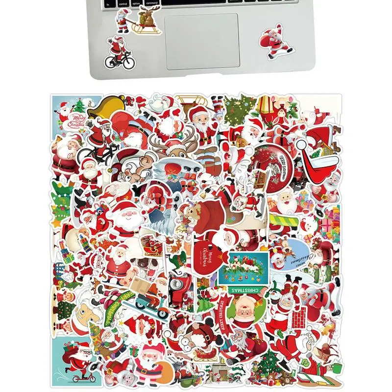 

Christmas Stickers For Crafts 100PCS 2022 Christmas Theme Stickers Christmas Crafts Sticker For Party Decorations DIY Crafts