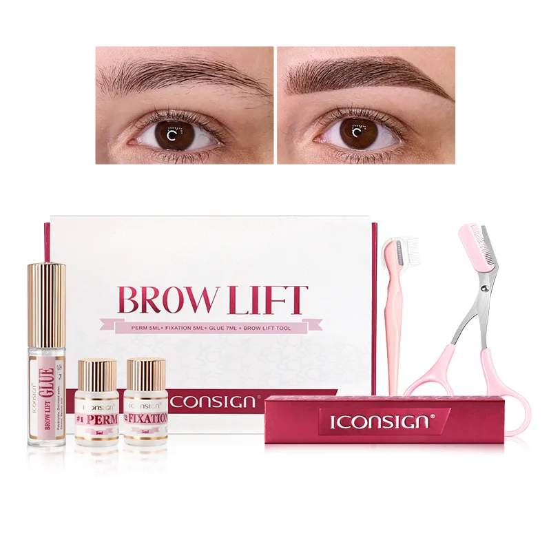 

Portable Brow Lift Kit Eyelash Perm Pad Eyelash Lifting Set Makeup Tools Dropshipping Eyebrow Perm Lotion Scissor Brushes