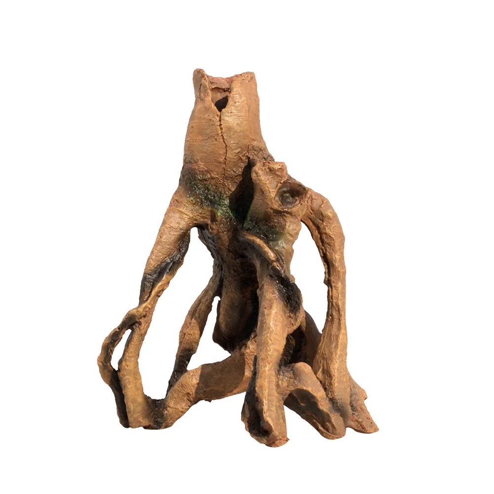 

Miniature Crafts For Reptiles Driftwood Log Fish Tank Garden Underwater Landscaping Aquarium Decoration Home Ornament Resin