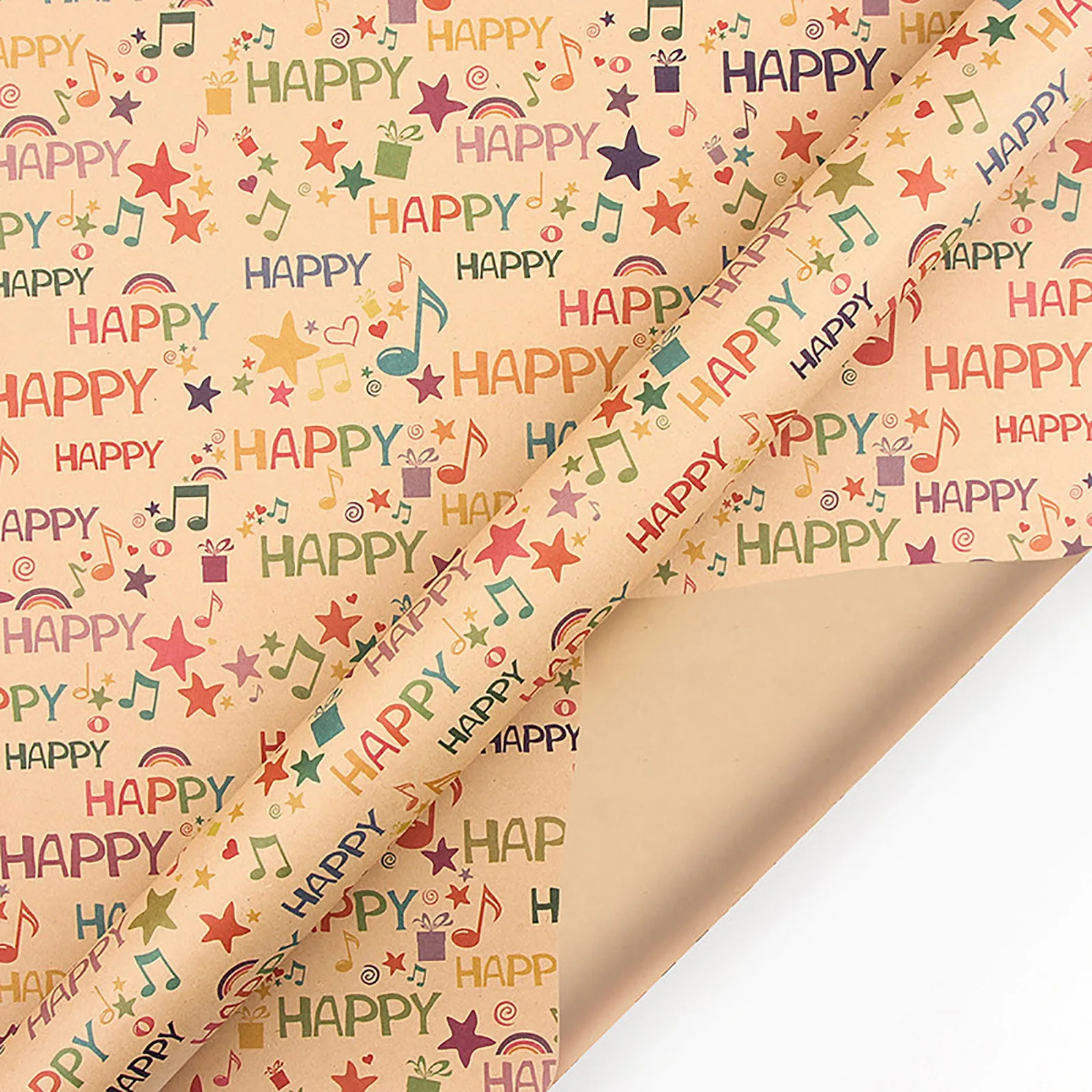 

1PCs 70cmX50cm 3.77 Square Feet Single-sided Christmas Wrapping Paper Classic Santa Claus And Other Patterns Artware Paper #20