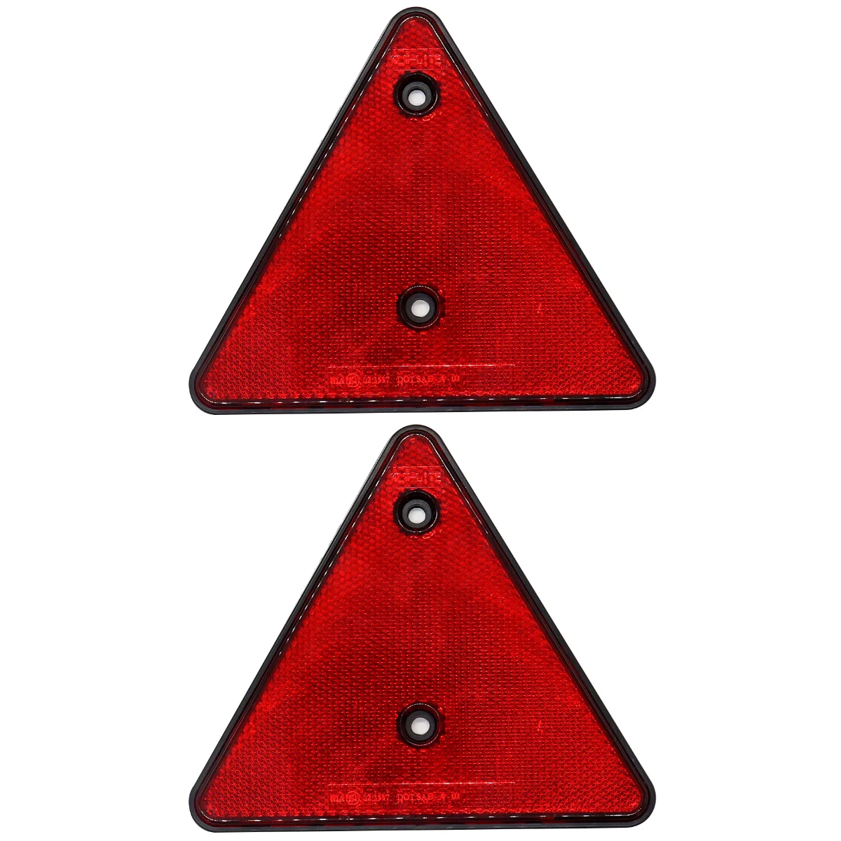 

2 шт., отражатель для грузовика (красный)