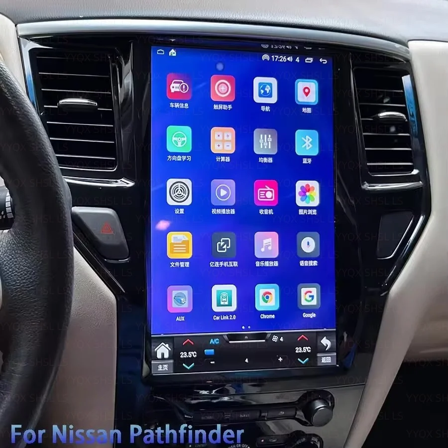 Фото Android-магнитола для Nissan Pathfinder 2012-2021 с GPS-навигацией, автомобильным радио, мультимедиа, видео, стереоприемником и поддержкой CarPlay №4