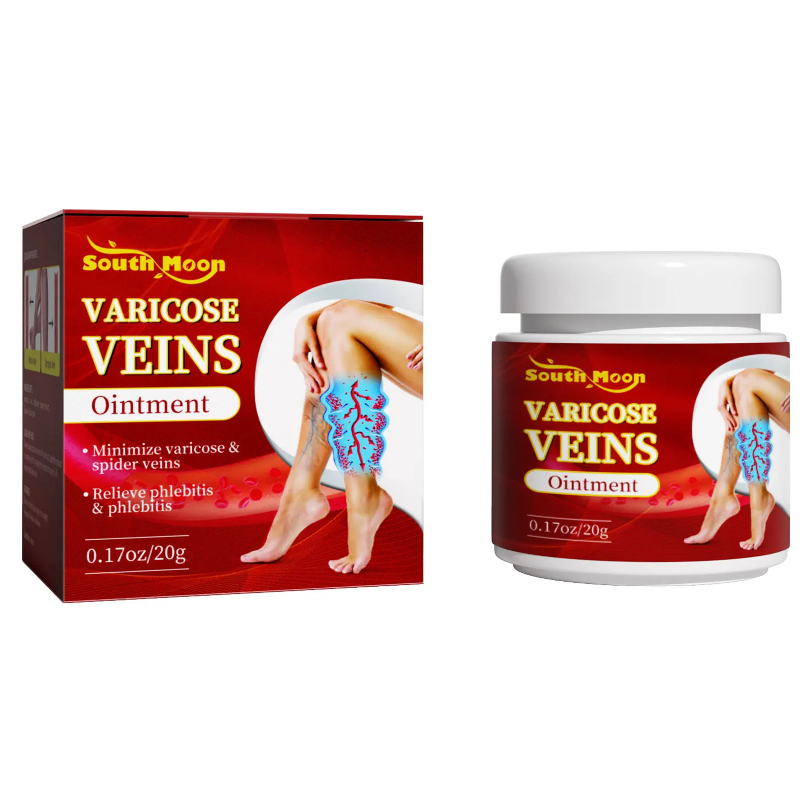 

Blood Circulation Promotion Cream for Legs Promotes Smooth Skin Easy to Use for Leg Vein Protection Treatment DSG99