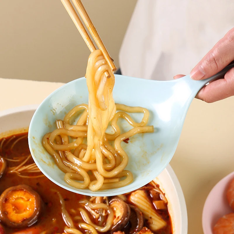 Корейская Портативная Большая Белая Ложка С Ручкой Сервировочное Блюдо Для