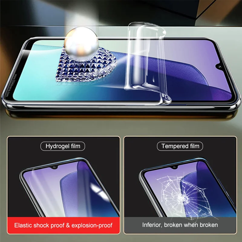 Xiomi Redmi 14C Гидрогелевая пленка 3 шт. 9999D изогнутая мягкая защитная для экрана Xiaomi Poco