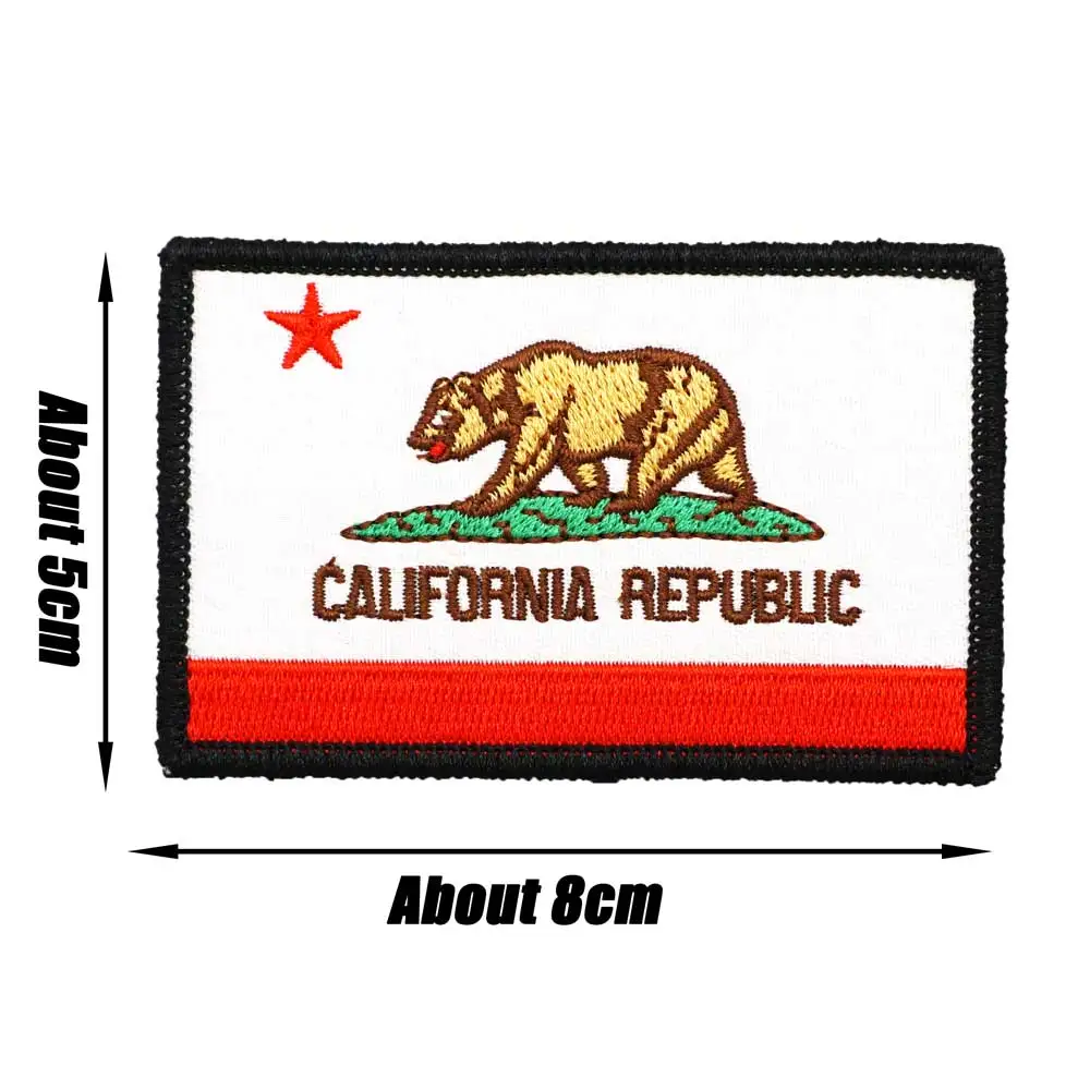 Нашивка-крючок и петля для вышивания в Калифорнийской Республики