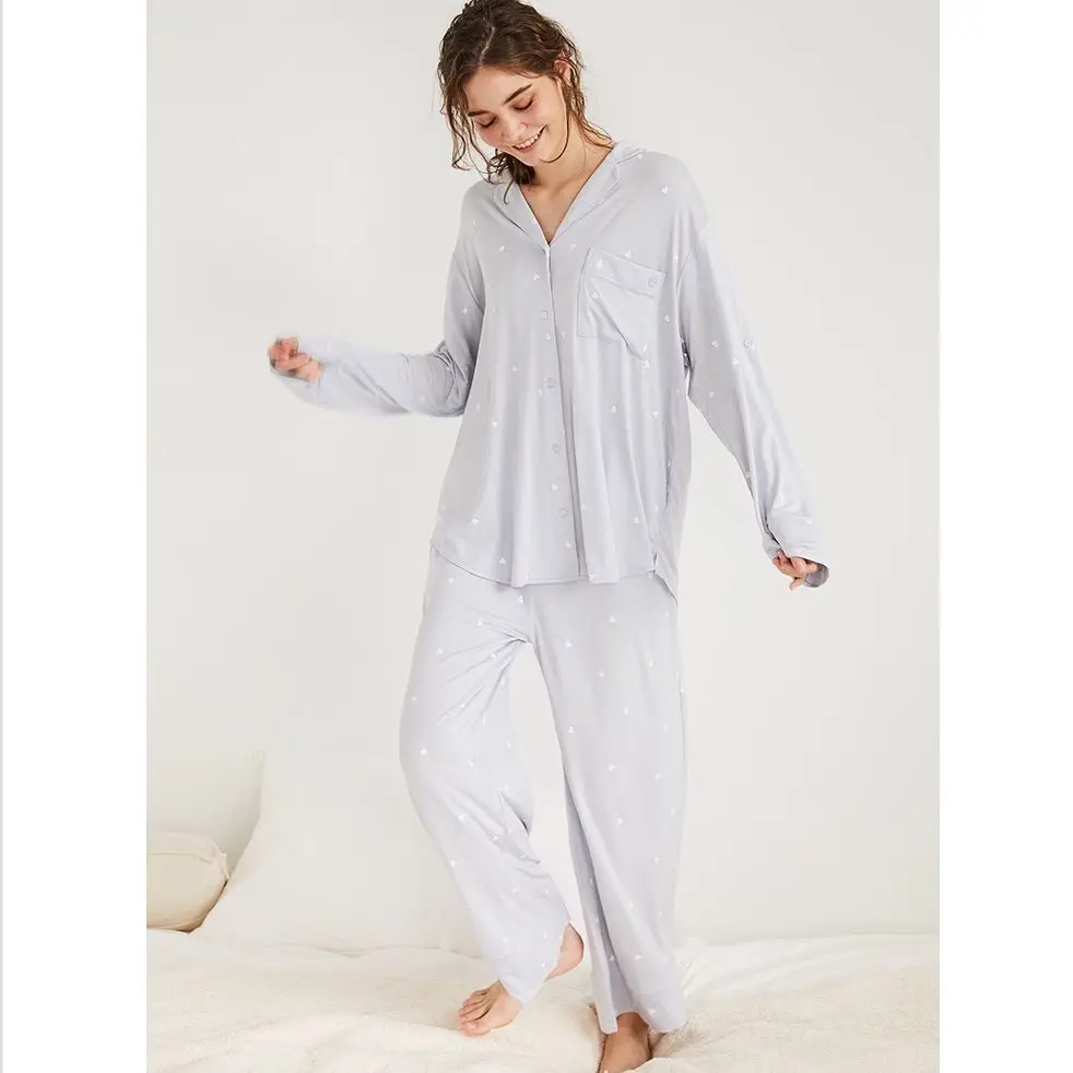 Домашняя одежда Gelato пике, Дамская одежда для дома, ночное белье, женская пижама, домашняя одежда из модала, полная длина