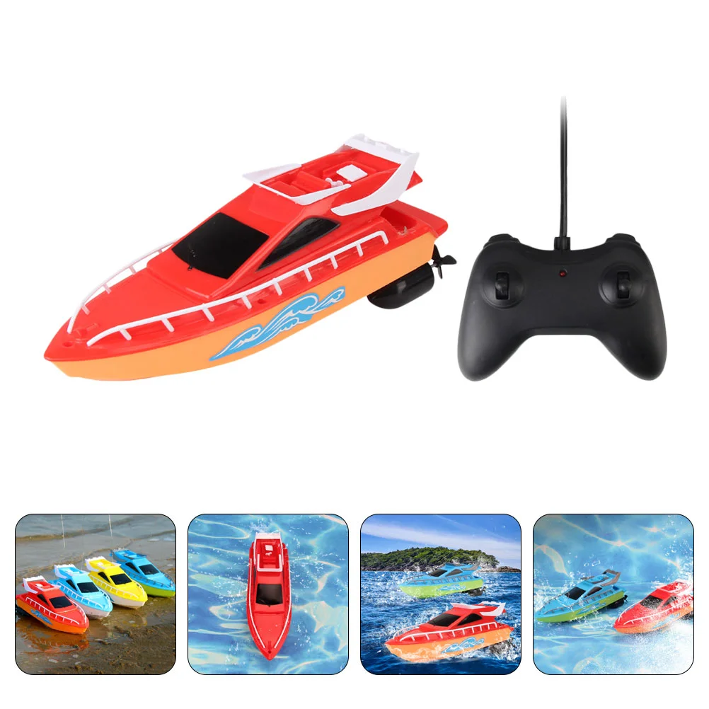 

1 Set Remote-control Speedboat High Boat Swimming Pool Speedboat Toys