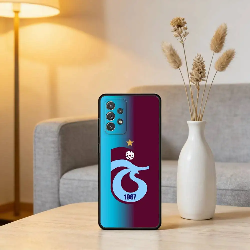 Чехол для телефона T-Turkey T-Trabzonspor из мягкого силикона черного цвета для Samsung Galaxy A73, A72, A71, A70, A53, A52, A51 (art.: 3920da0437a8a) - 3920da0437a8a