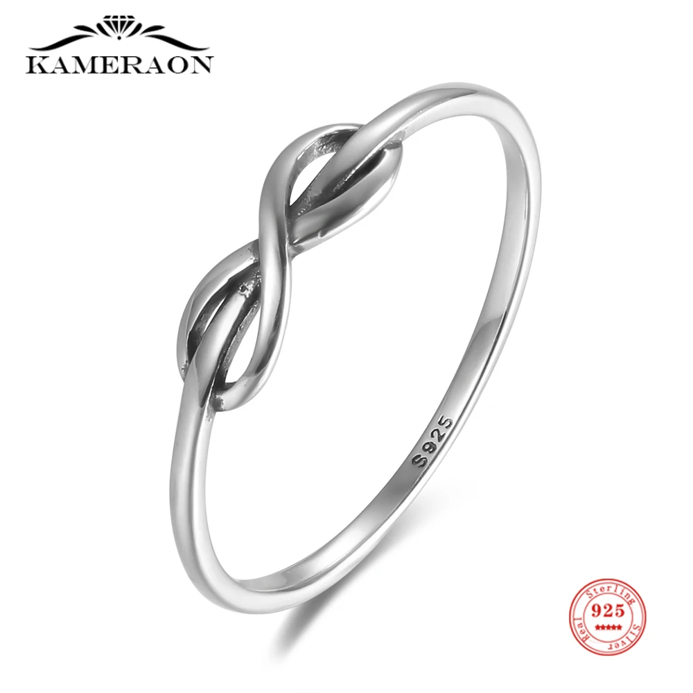 

Kameraon Original 925 Sterling Silver Bow Ring 2022 New Design Symbol of Love for Women Fine Jewelry Gifts