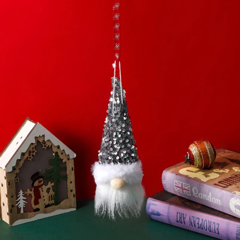 Рождественский подвесной гном плюшевый аксессуар для куклы рождественского