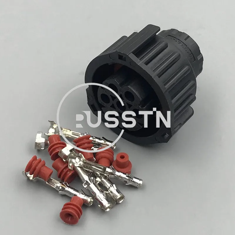 1 комплект, 7-контактный разъем датчика, водонепроницаемая фотолампа, розетка переменного тока для сборки грузовиков, автомобилей, маслообрабатывающих желез, 1718230 967650-1 965783-1