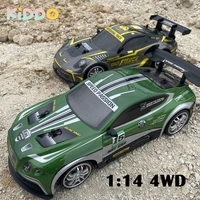 2 4g 114 rc car 4wd scale remote control car high speed rc vechicle sport drift racing rc car racing trucks with light sound