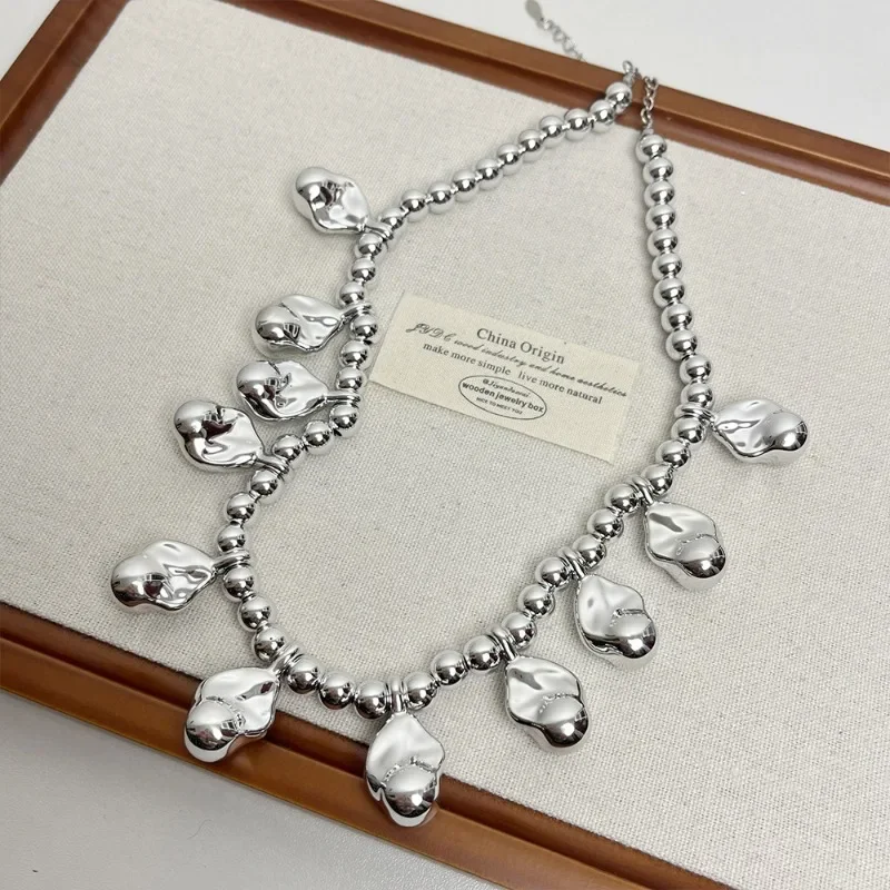 Draweye нерегулярные шарики ожерелья для женщин винтажные колье с кисточками в