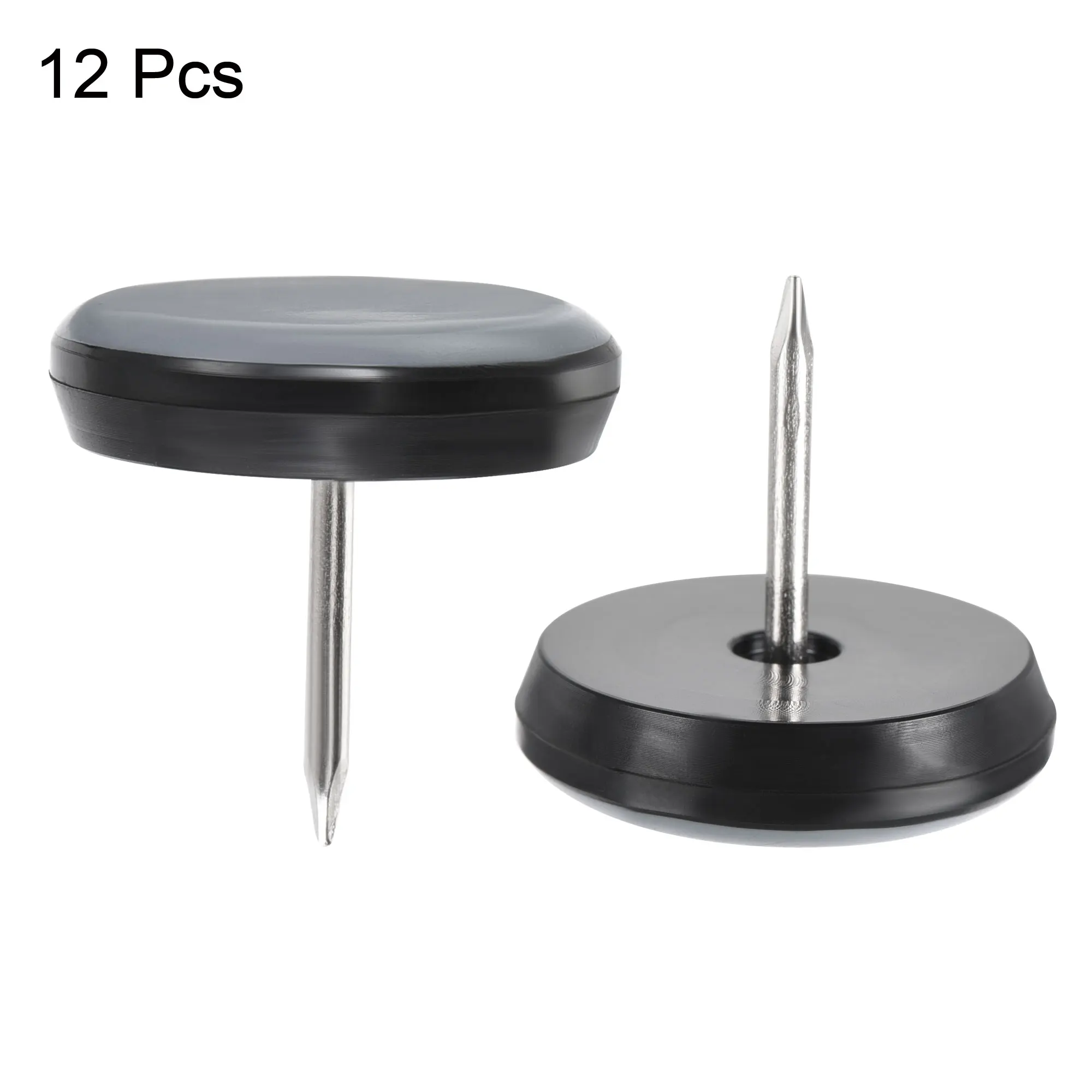 Uxcell 12 шт 25 мм диаметр. Мебель для ног слайдер ногтей скользит стул ноги протектор