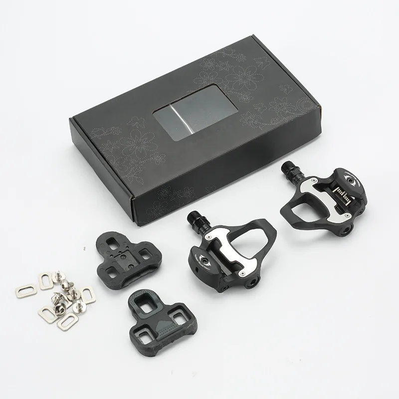 

New RACEWORK SPD-SL Cycling Road Bike Bicycle Self-locking Pedals Ultralight nylon 2 Sealed Bearing Bicycle Pedal Bike Part