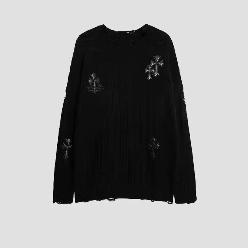 

Женский винтажный Свитер оверсайз в готическом стиле