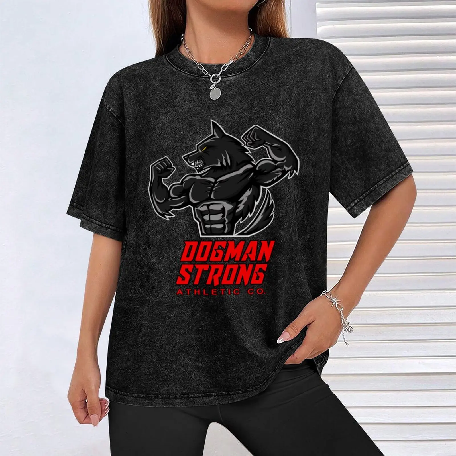 Фото Черная футболка Dogman Strong Athletic Co. Футболки на заказ, одежда для мужчин №4