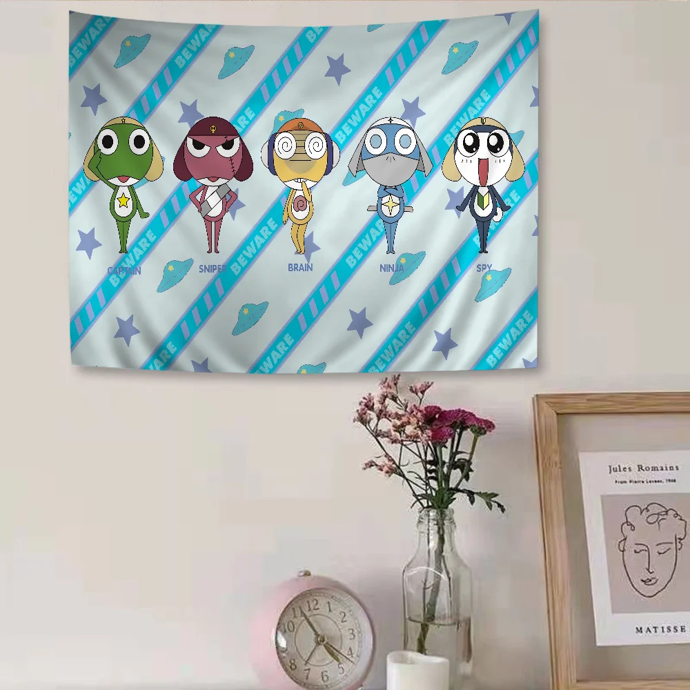 Забавный мультяшный гобелен из аниме керо гунсу лягушка подвесной Таро хиппи