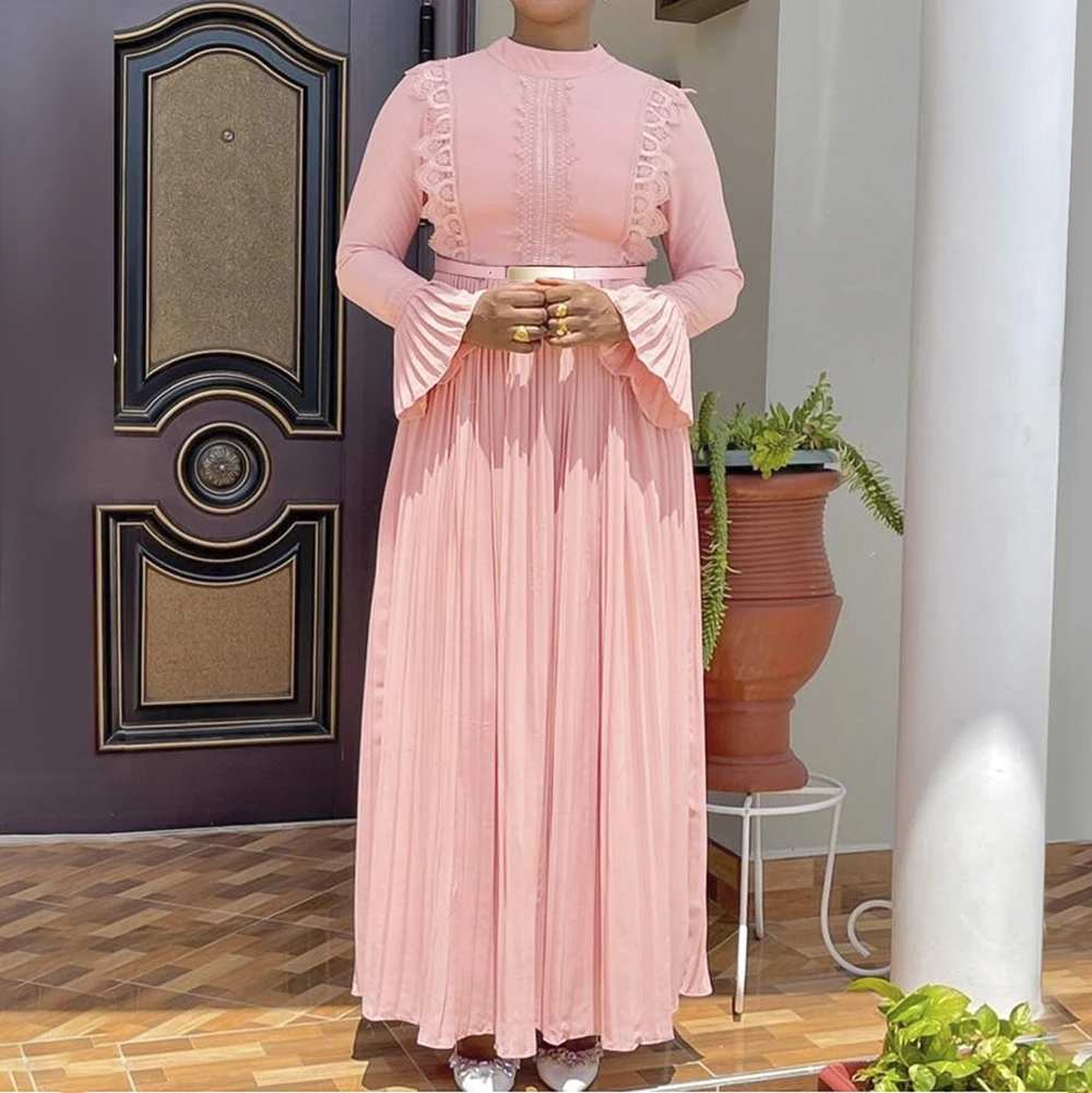 

Abayas For Women Dubai Turkish Ruffle Chiffon Dresses Muslim Elegant Ladies Evening Gowns Cosplay Costume 2022 Prayer Clothes