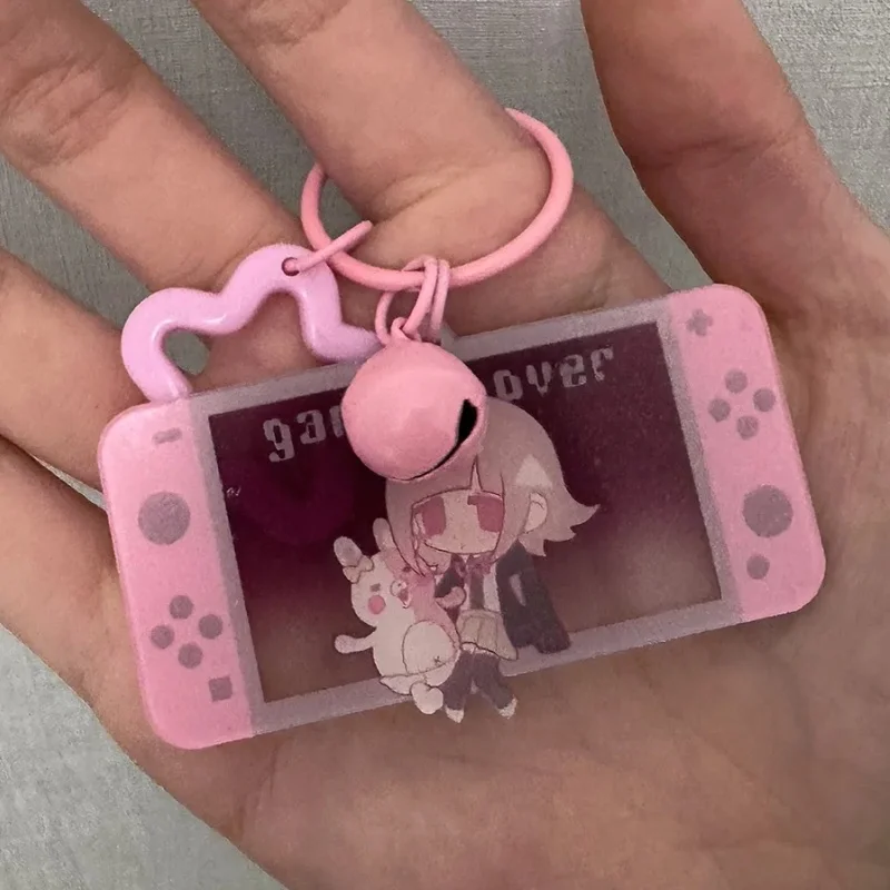 Акриловый брелок для ключей с аниме принтом Danganronpa